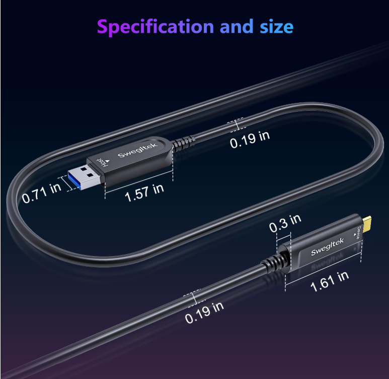 USB A TO C 3.2 super speed data transmission cable
