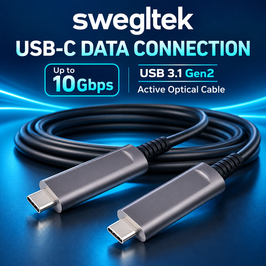 USB 3.1 Gen2 active optical cable up to 10Gbps