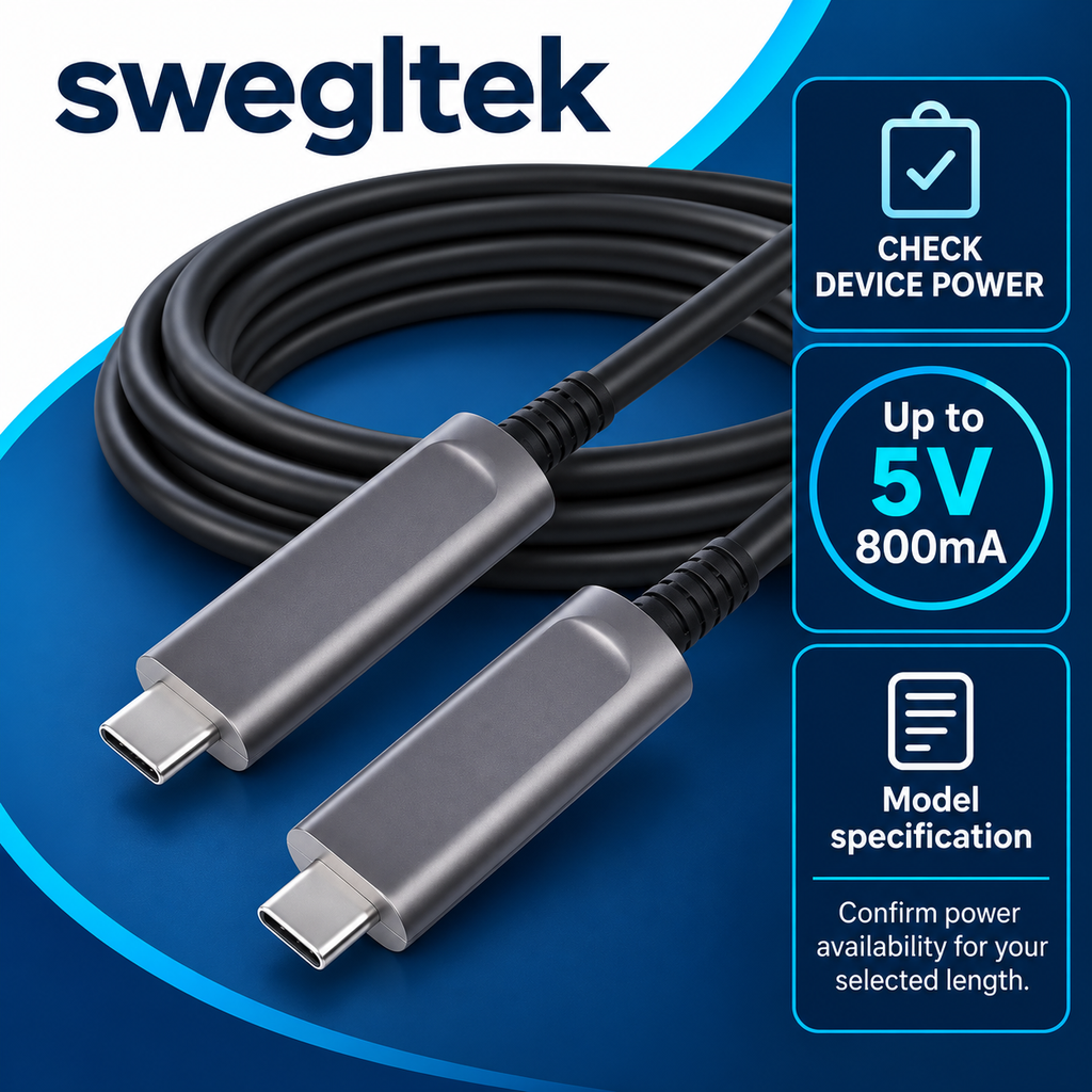 Check remote USB device power and selected cable length