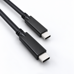 Swegltek SCFC-3420 USB-C male to male active optical cable on white
