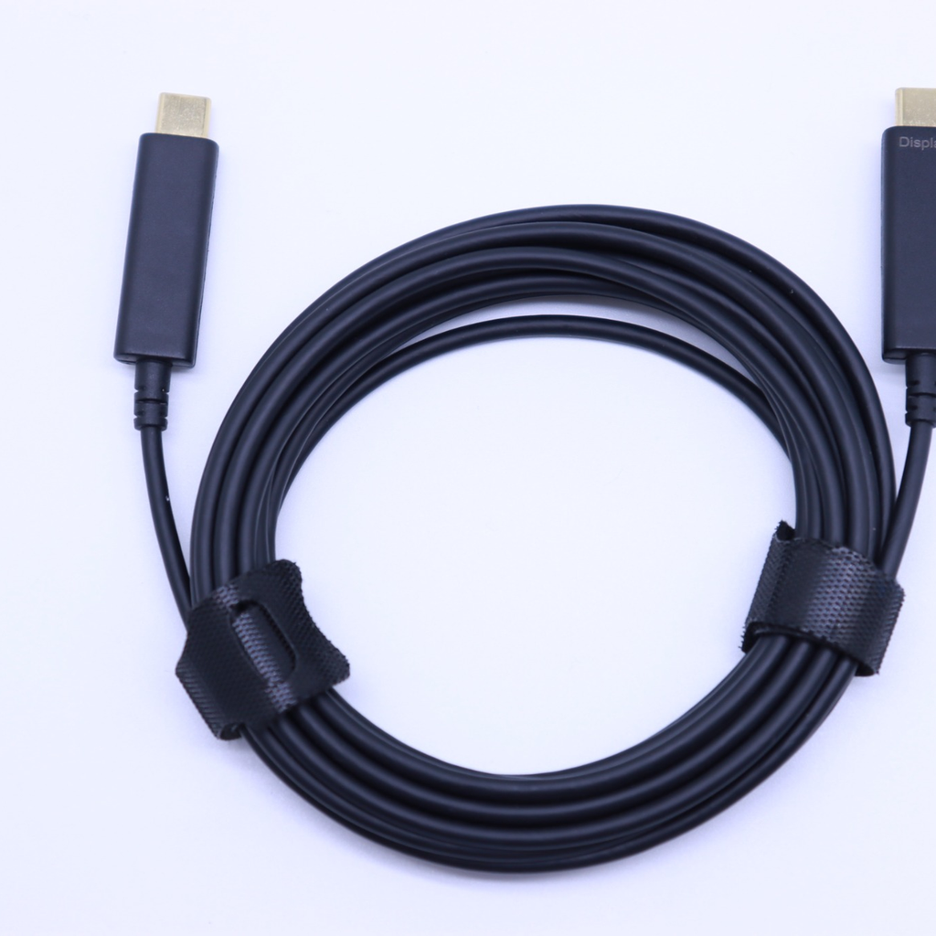 SCFC-3420 cable coil and USB-C connectors
