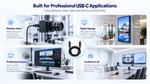 USB-C active optical cable for professional applications