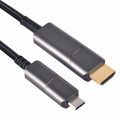 swegltek SCTH-1200 USB-C and HDMI Type A male active optical cable connectors