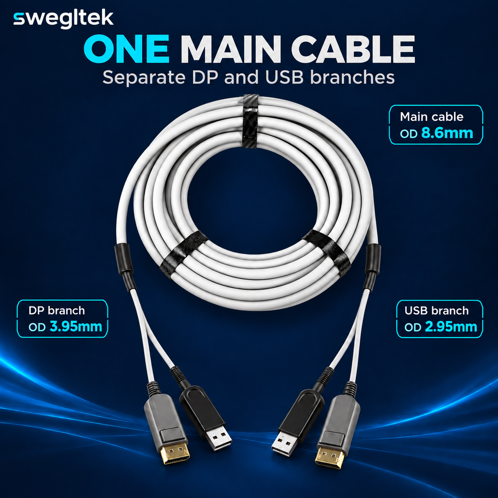 Main and branch cable diameters