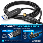 swegltek USB-A to right-angle USB-C active optical cable 08-guide