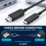 swegltek USB-A to straight USB-C active optical cable 08-guide