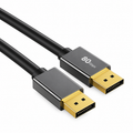 Swegltek DisplayPort 2.1 Passive Copper Cable | 80Gbps UHBR20 | Latch-Free | 0.5–1m