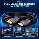 swegltek long distance HDMI cable for home theater meeting room and digital signage